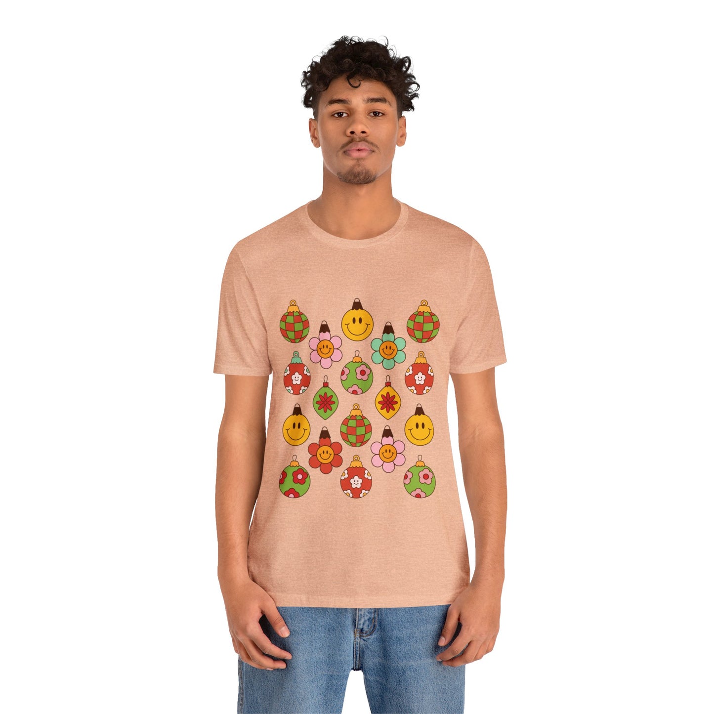 Groovy Christmas with back design - Unisex T-shirt