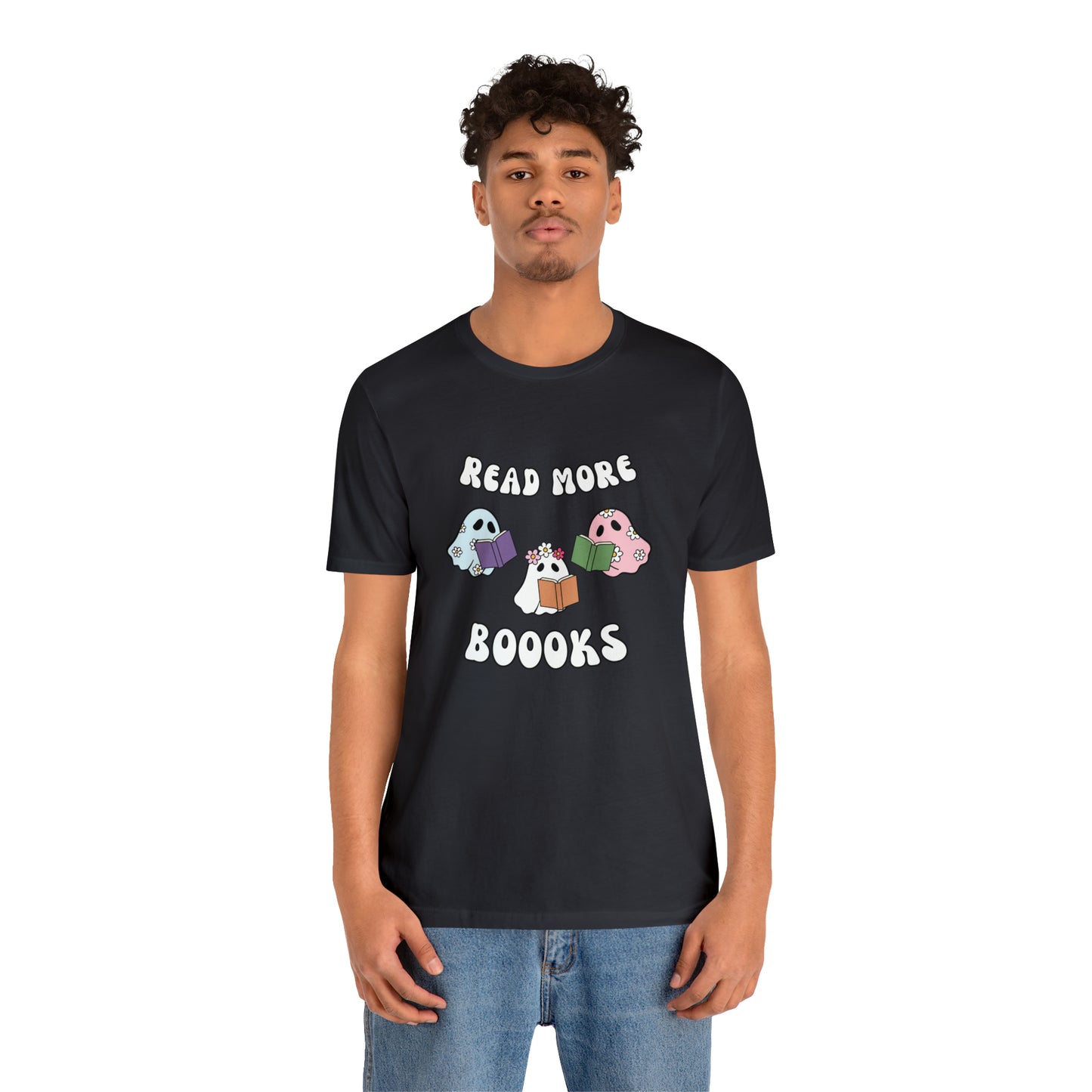 Read More Boooks Ghouls, Unisex Jersey Short Sleeve Tee