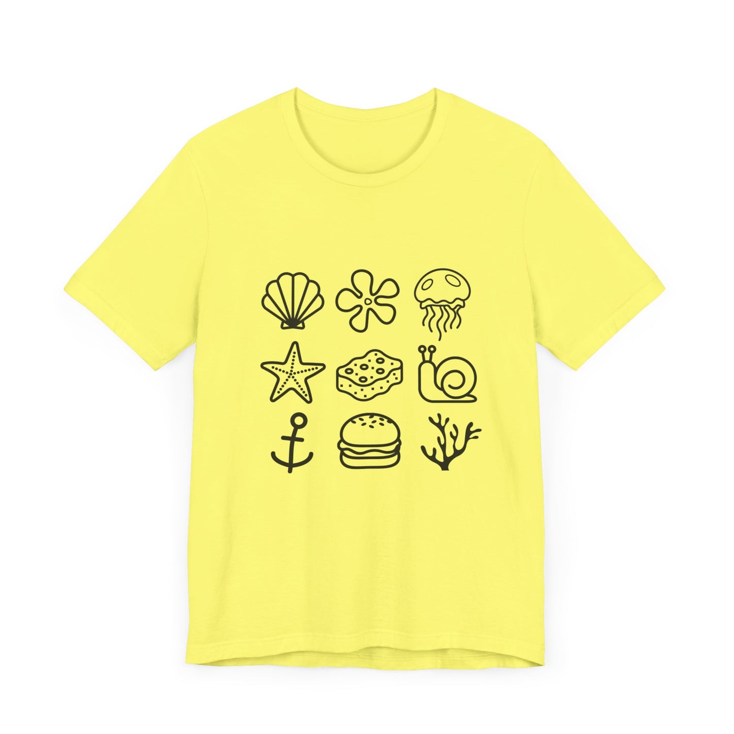 Spongey Minimalist Grid - Unisex Shirt