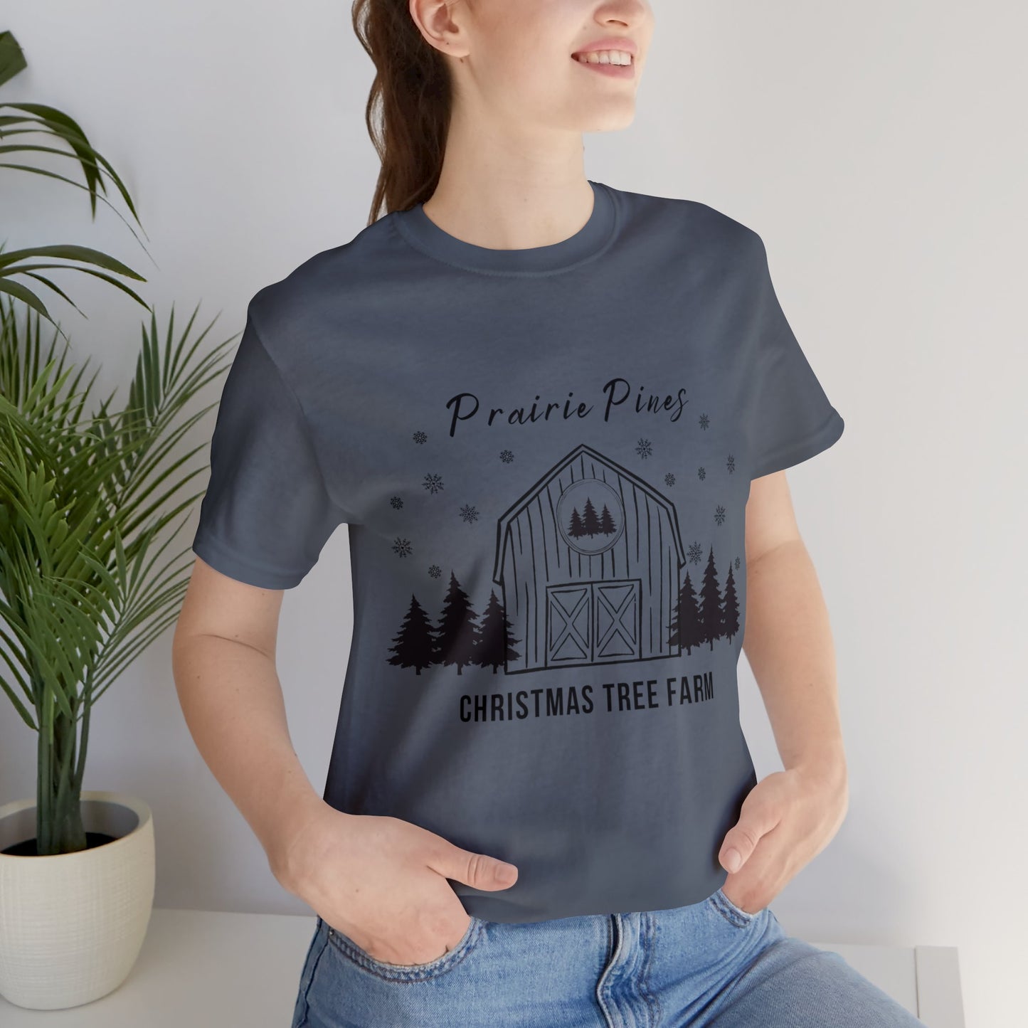 Prairie Pines Black Text - Unisex T-shirt