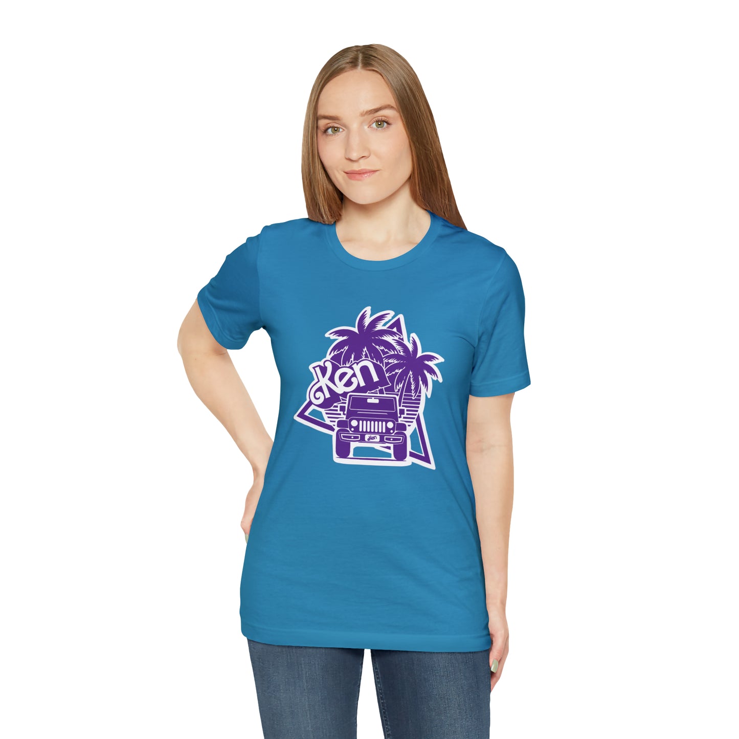 All Purple Ken, Beep Beep KEN Jeep, Unisex Jersey Short Sleeve Tee
