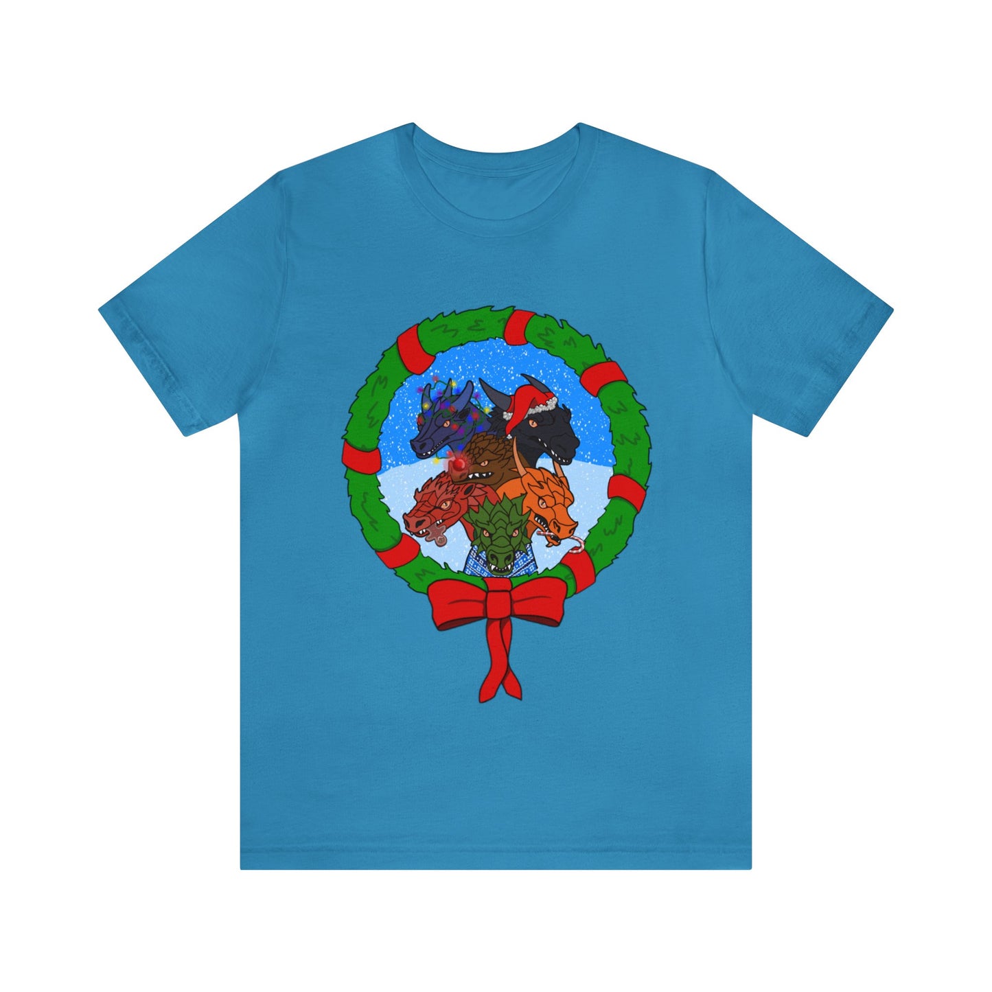 Dragon Christmas with Snowglobe Version - Unisex T-shirt