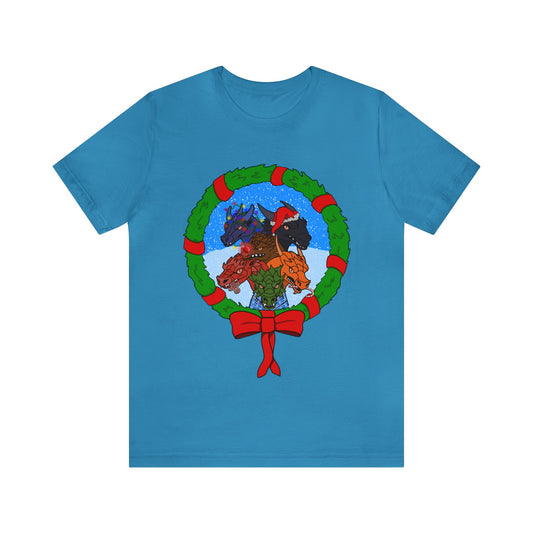 Dragon Christmas with Snowglobe Version - Unisex T-shirt