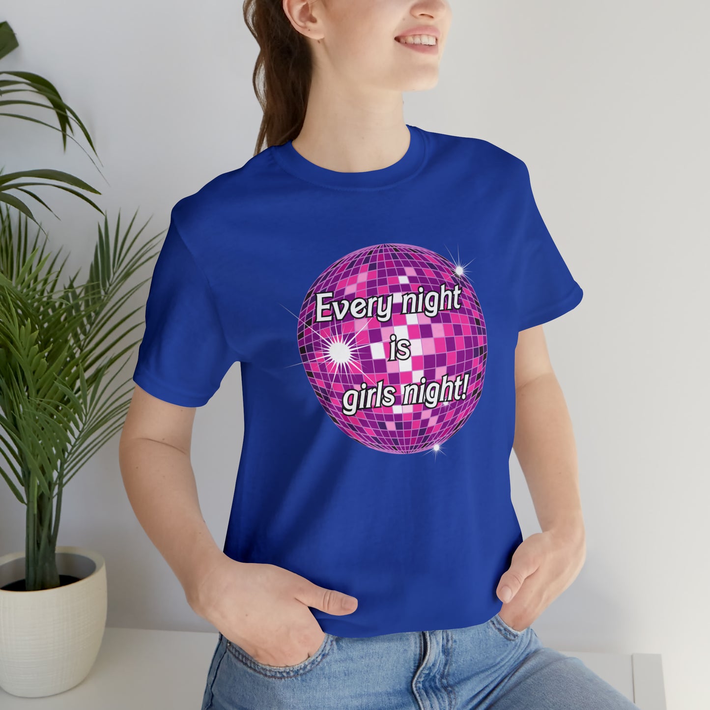 Disco Girls Night barbie, Unisex Jersey Short Sleeve Tee