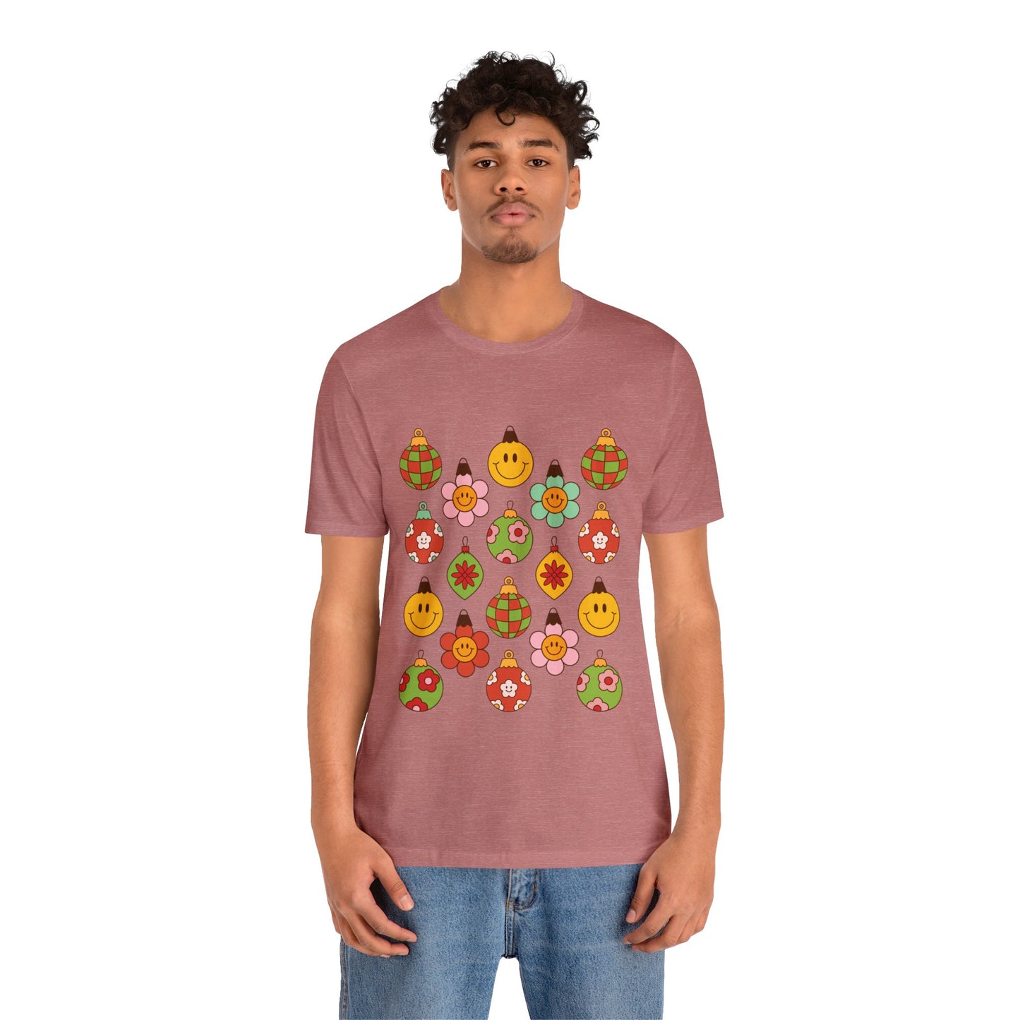Groovy Christmas with back design - Unisex T-shirt