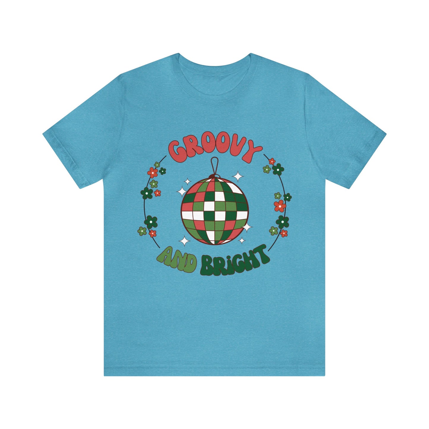 Red Circle Merry and Bright Jingle Ball - Unisex T-shirt