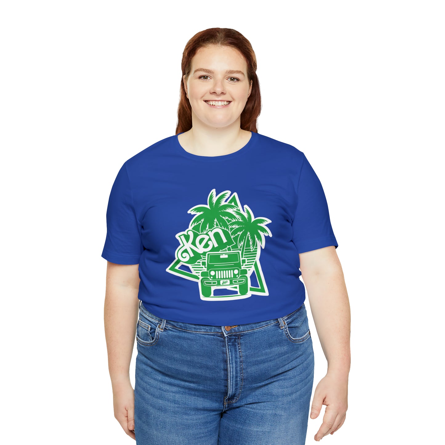 All green Ken, Beep Beep KEN Jeep, Unisex Jersey Short Sleeve Tee