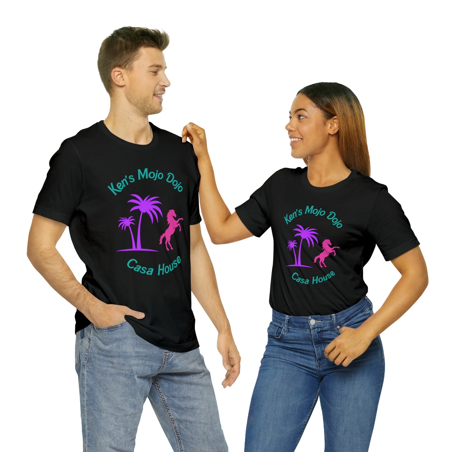 Palm Horse, Mojo Dojo Casa House, Unisex Jersey Short Sleeve Tee