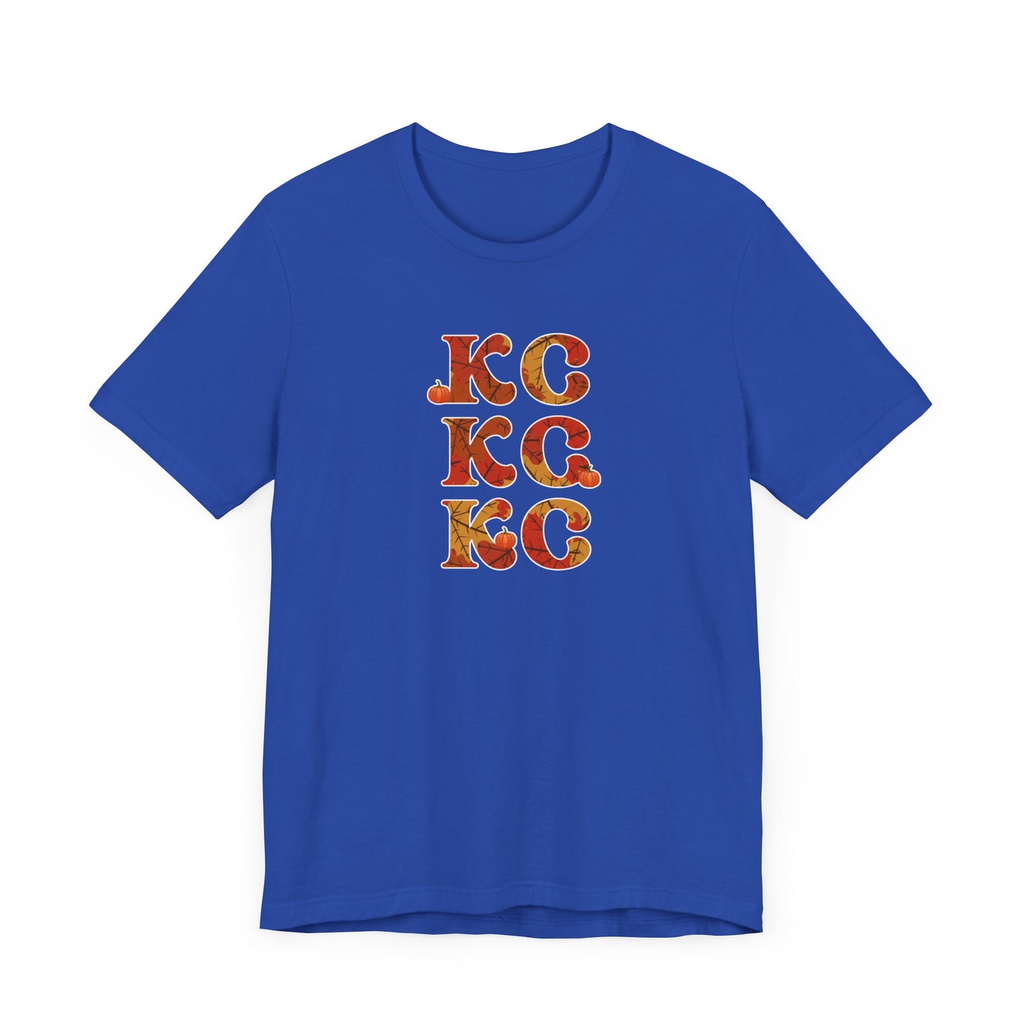 Leaves - Kansas City Fall, Unisex Jersey Short Sleeve Tee