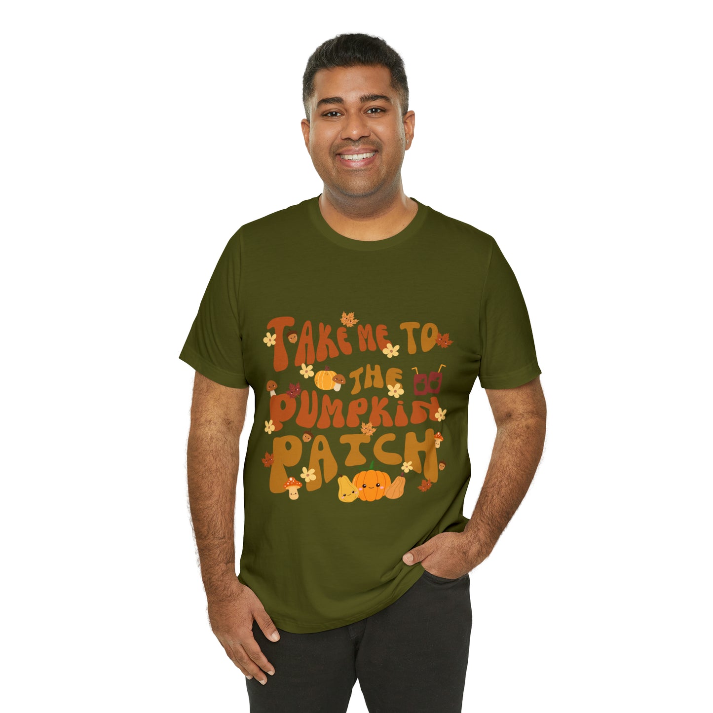 Take me to the Pumpkin Patch, Unisex Jersey Short Sleeve Tee