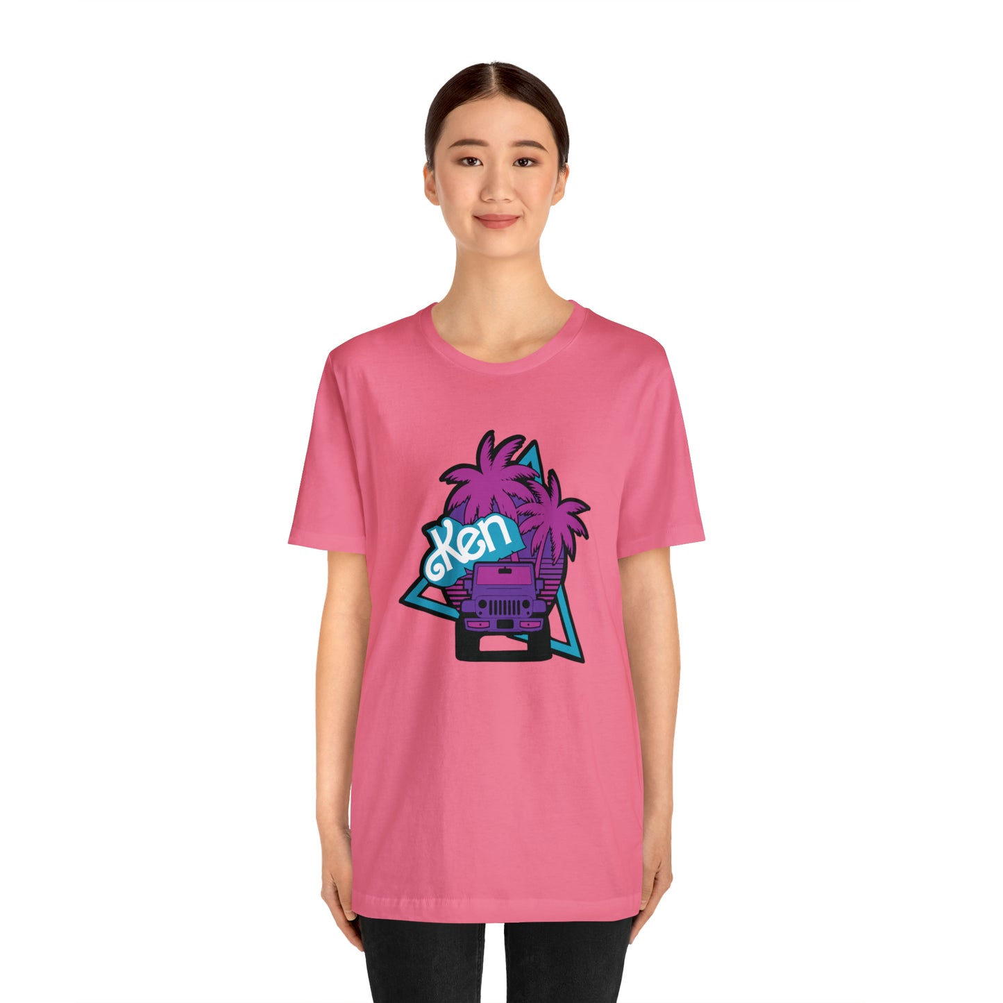 Neon Ken, Beep Beep KEN Jeep, Unisex Jersey Short Sleeve Tee