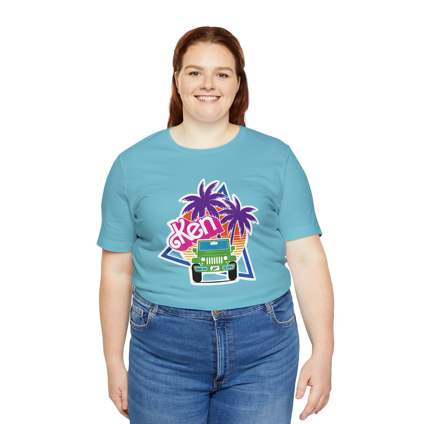 Green Ken, Beep Beep KEN Jeep, Unisex Jersey Short Sleeve Tee