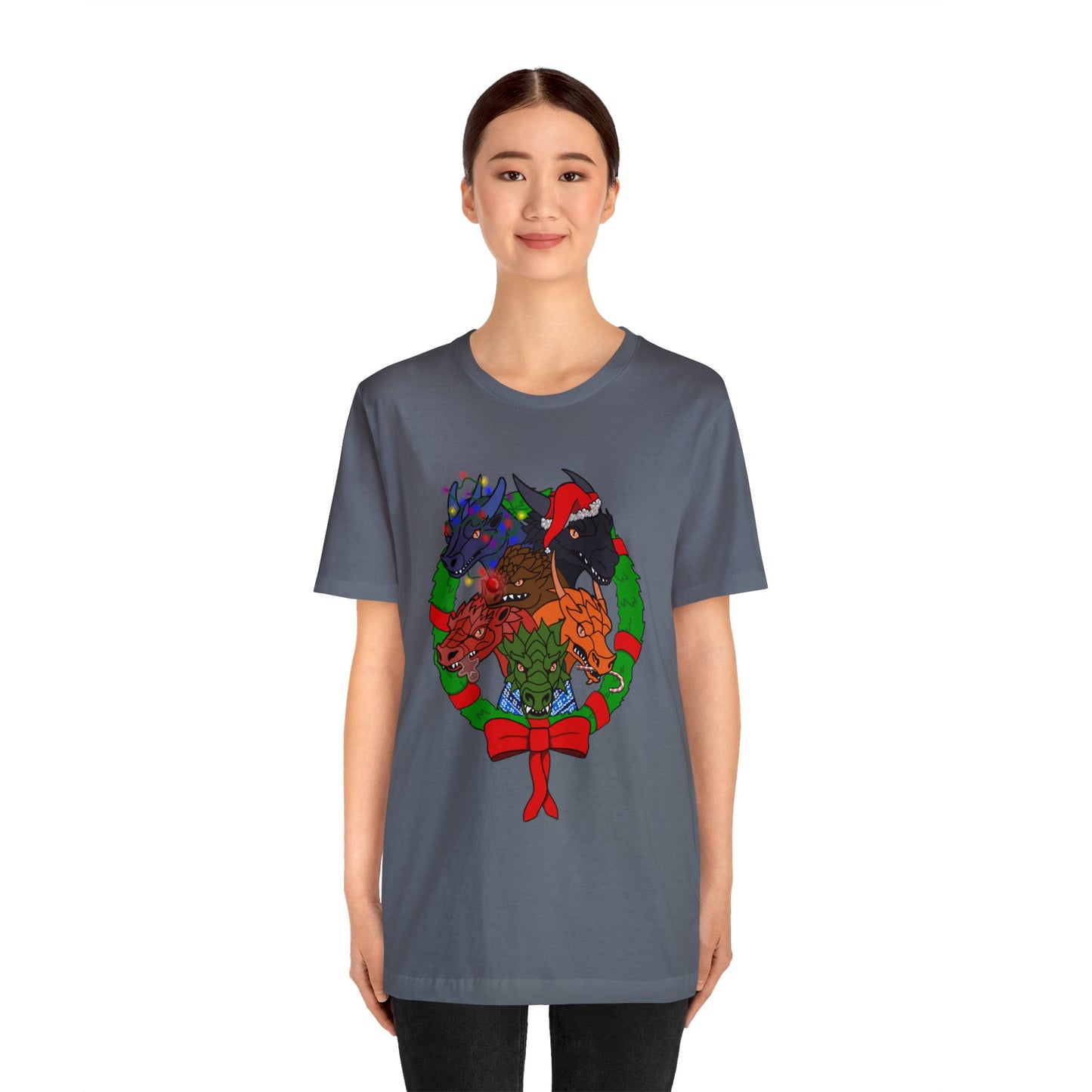 Dragon Christmas with no snow version - Unisex T-shirt