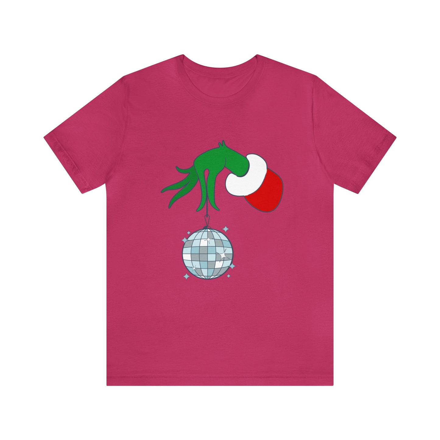 Grinchy Groovy and Bright Jingle Disco Ball - Unisex T-shirt