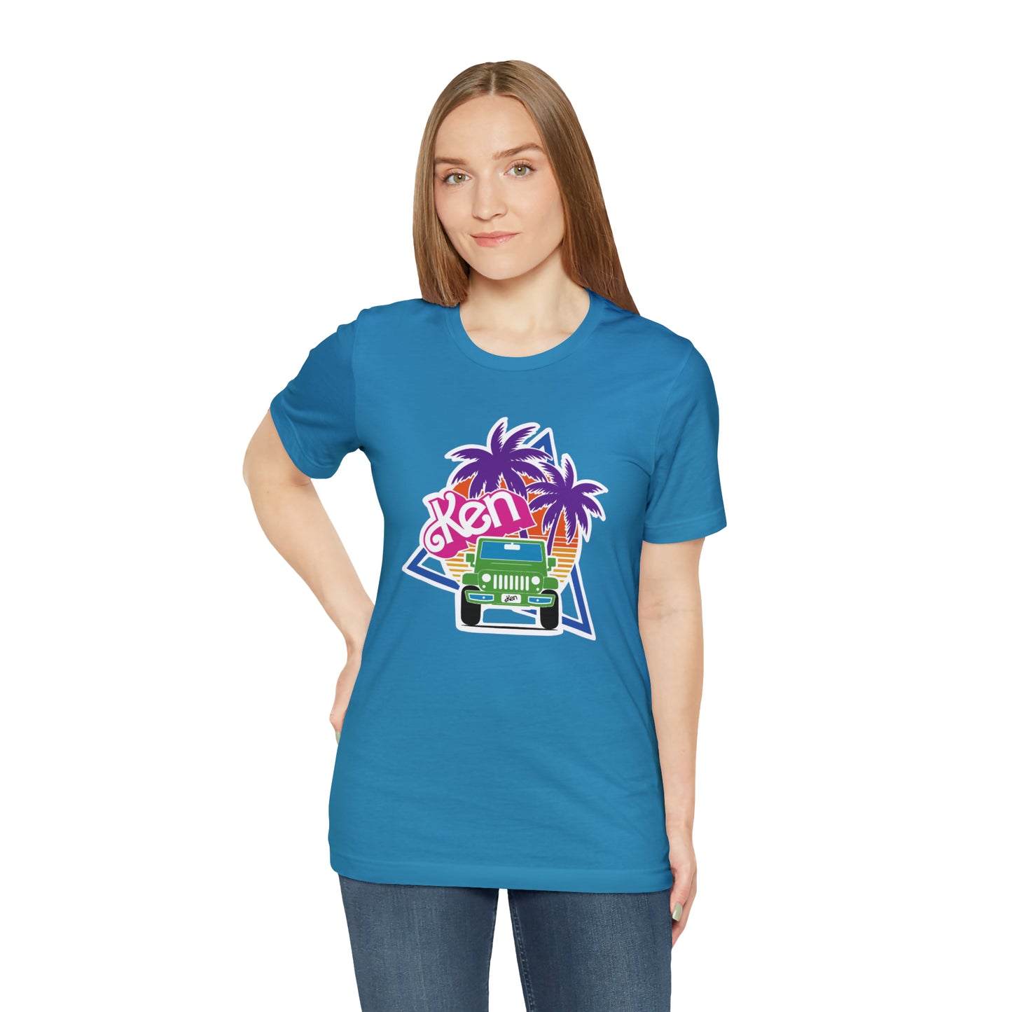 Green Ken, Beep Beep KEN Jeep, Unisex Jersey Short Sleeve Tee