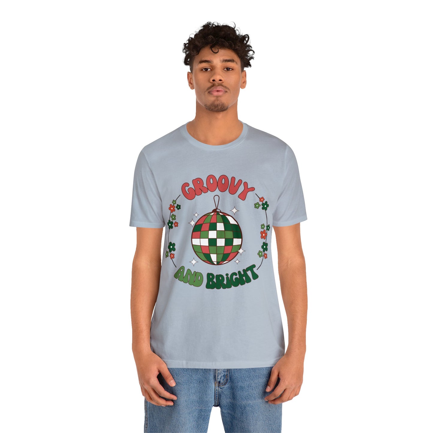 Red Circle Merry and Bright Jingle Ball - Unisex T-shirt