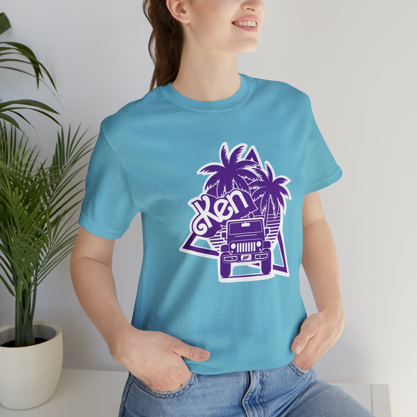 All Purple Ken, Beep Beep KEN Jeep, Unisex Jersey Short Sleeve Tee