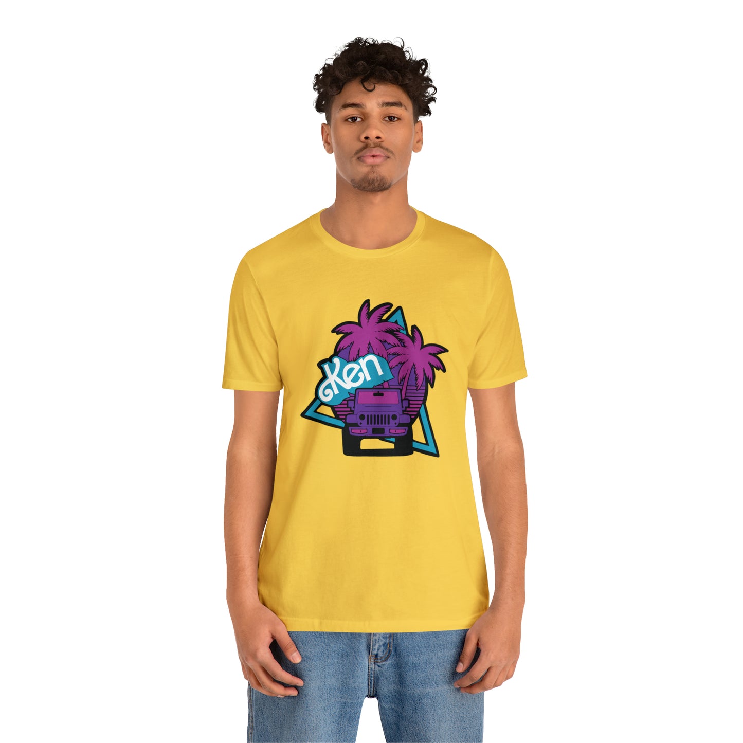 Neon Ken, Beep Beep KEN Jeep, Unisex Jersey Short Sleeve Tee