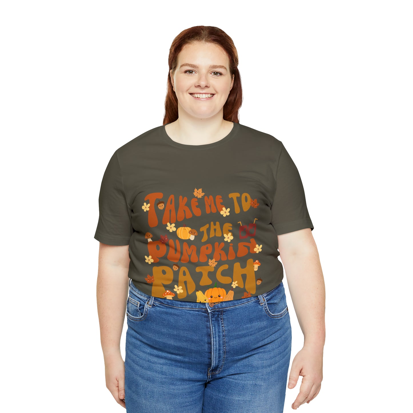 Take me to the Pumpkin Patch, Unisex Jersey Short Sleeve Tee