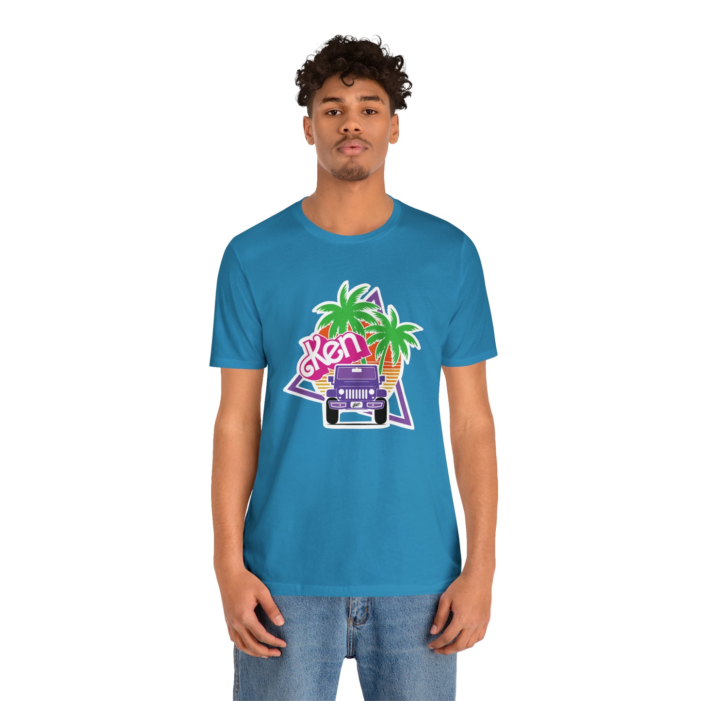 Purple Ken, Beep Beep KEN Jeep, Unisex Jersey Short Sleeve Tee