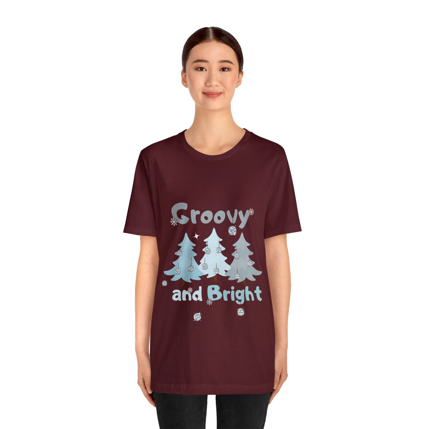 Merry and Bright Jingle Ball Christmas Tree - Unisex T-shirt