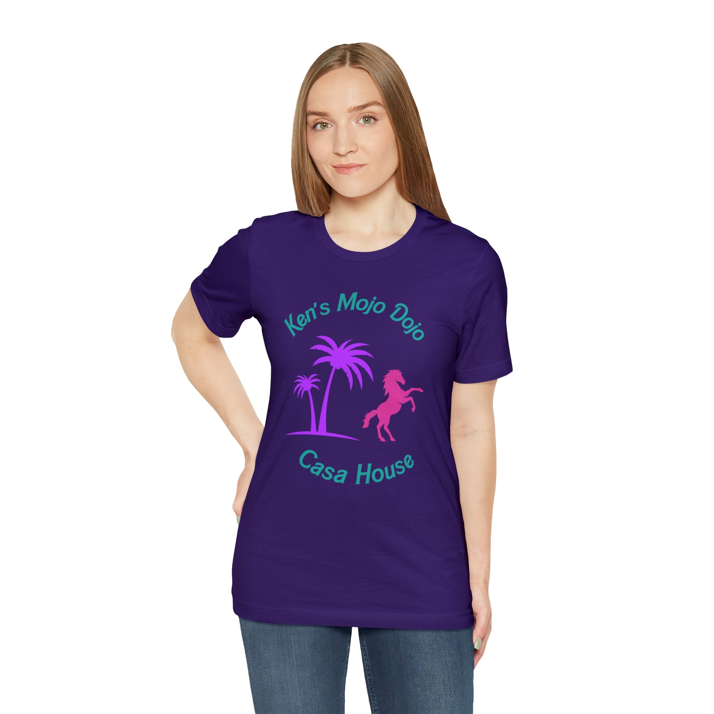 Palm Horse, Mojo Dojo Casa House, Unisex Jersey Short Sleeve Tee