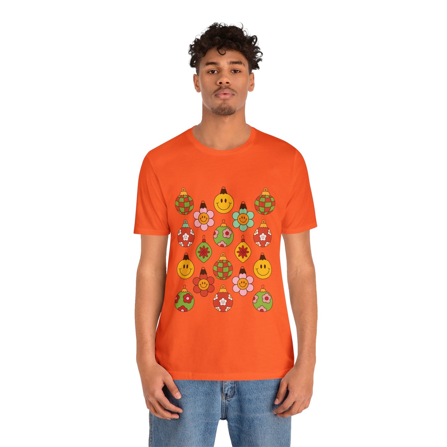 Groovy Christmas with back design - Unisex T-shirt