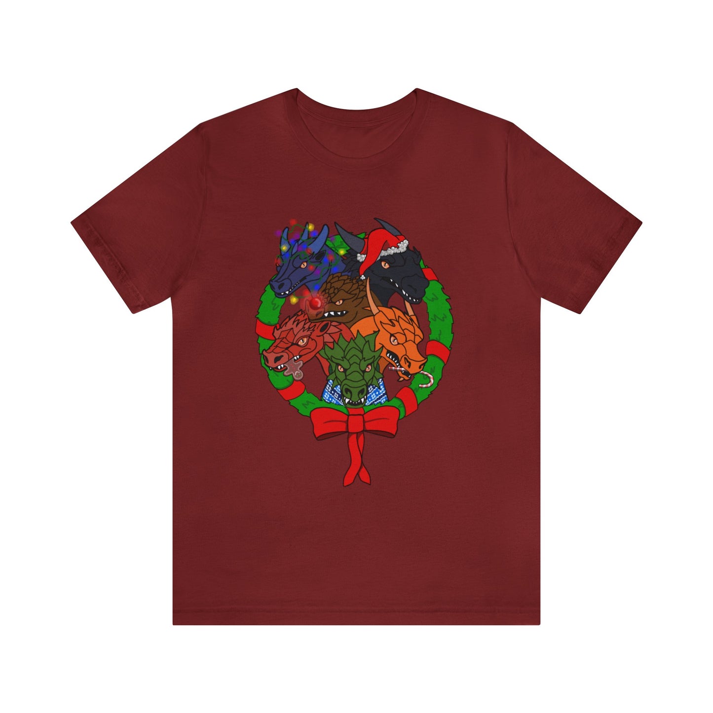 Dragon Christmas with no snow version - Unisex T-shirt