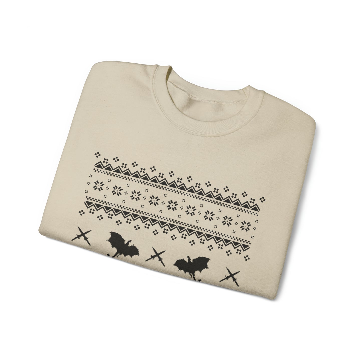8-Bit Dragon Christmas version 1 - Unisex Sweatshirt