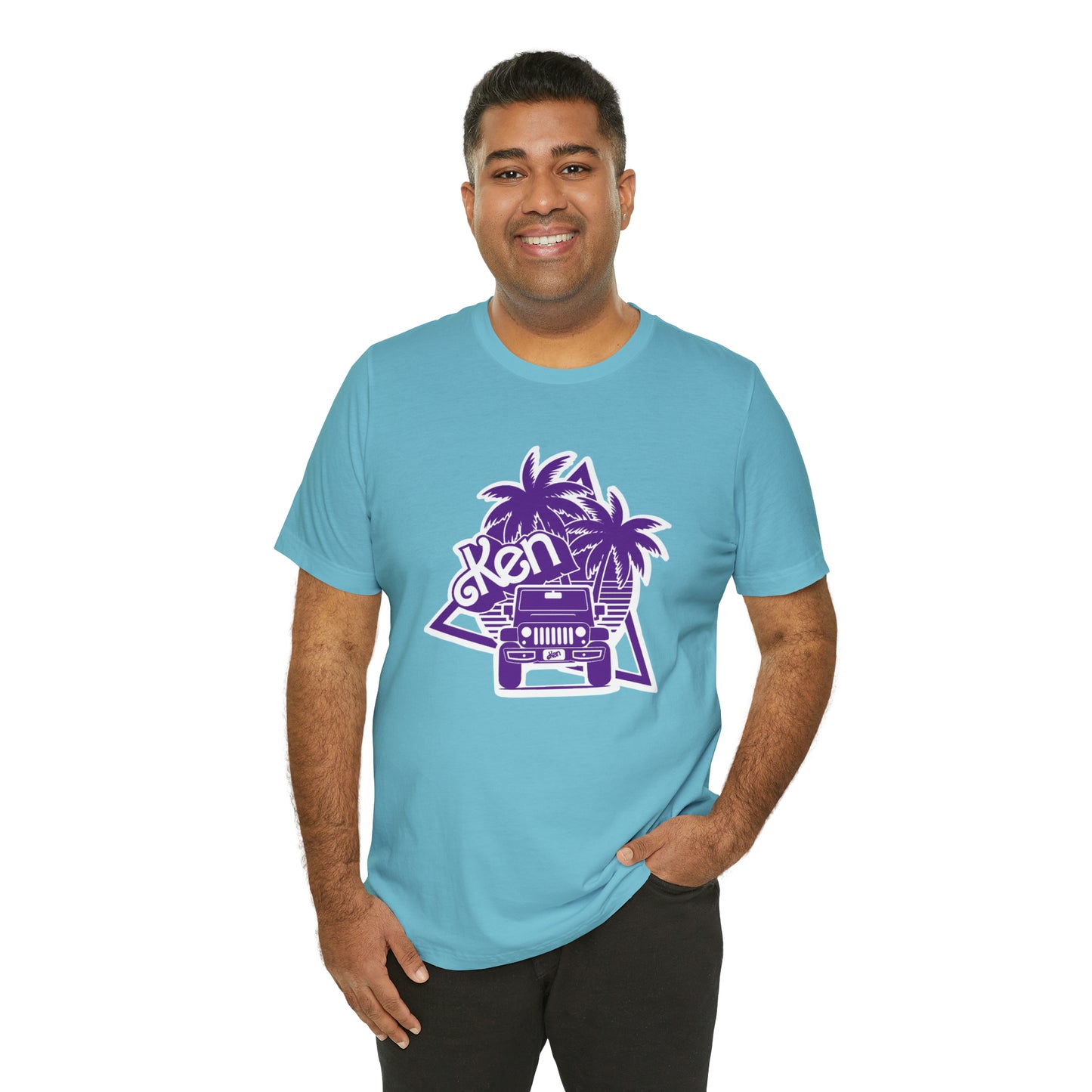 All Purple Ken, Beep Beep KEN Jeep, Unisex Jersey Short Sleeve Tee