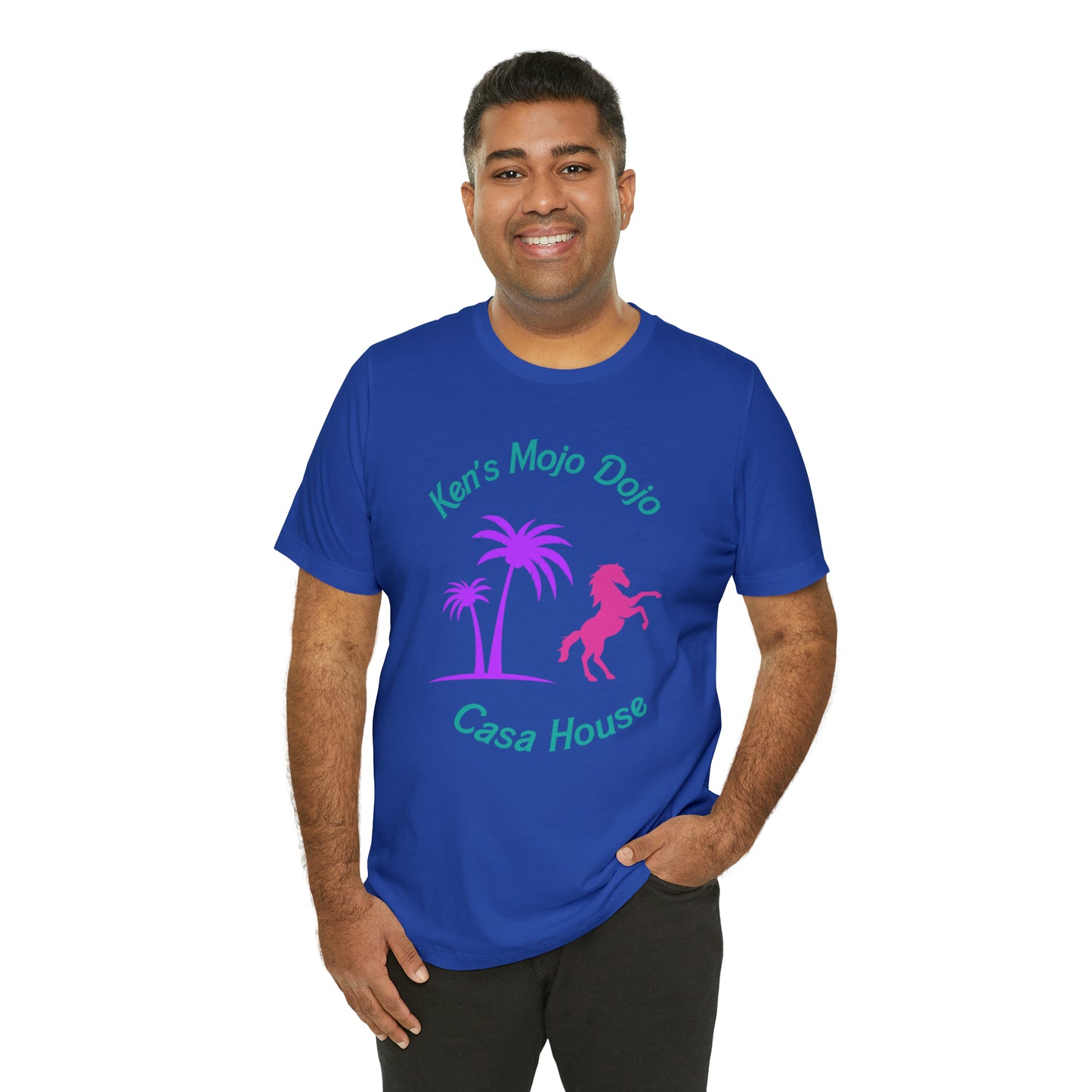 Palm Horse, Mojo Dojo Casa House, Unisex Jersey Short Sleeve Tee