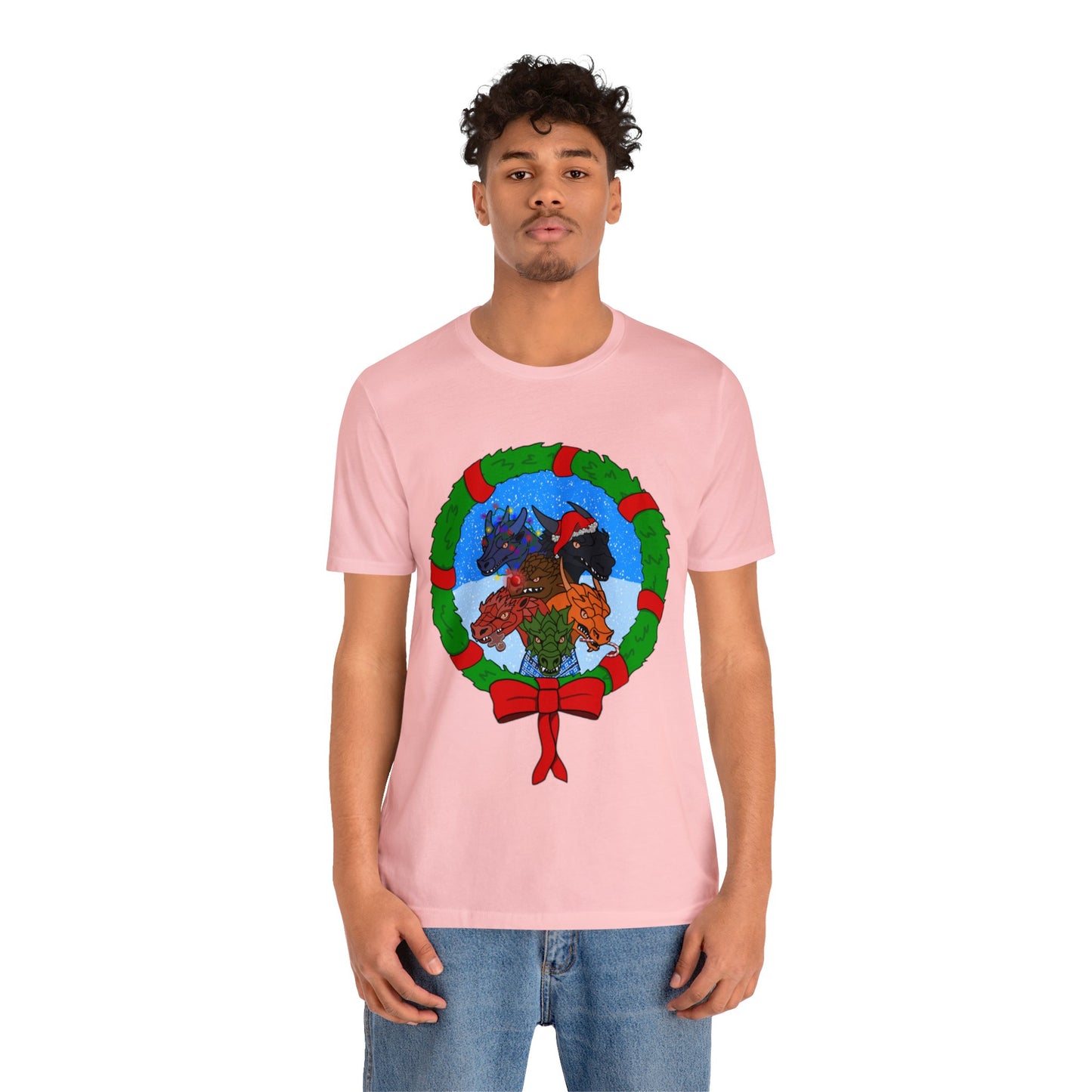 Dragon Christmas with Snowglobe Version - Unisex T-shirt