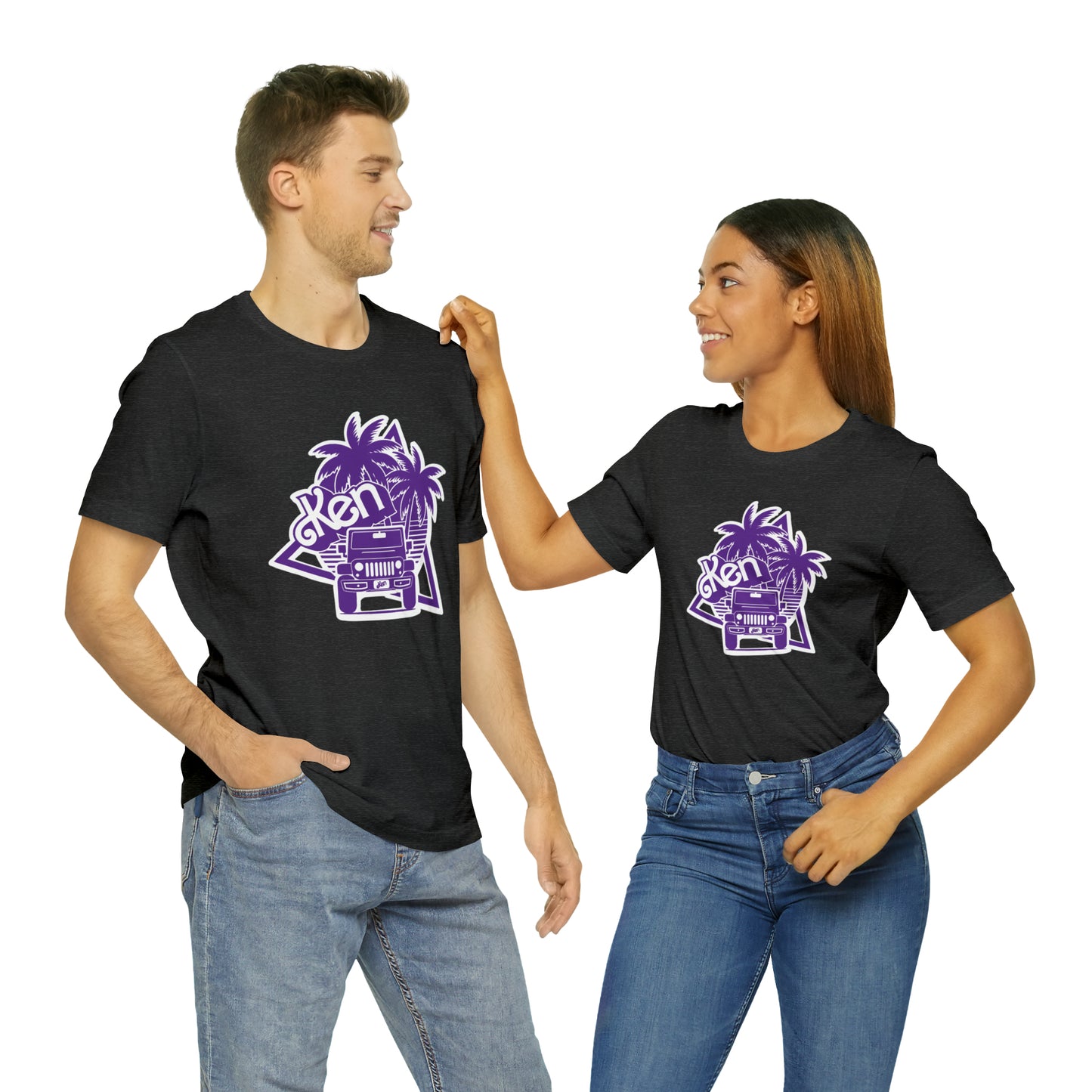 All Purple Ken, Beep Beep KEN Jeep, Unisex Jersey Short Sleeve Tee