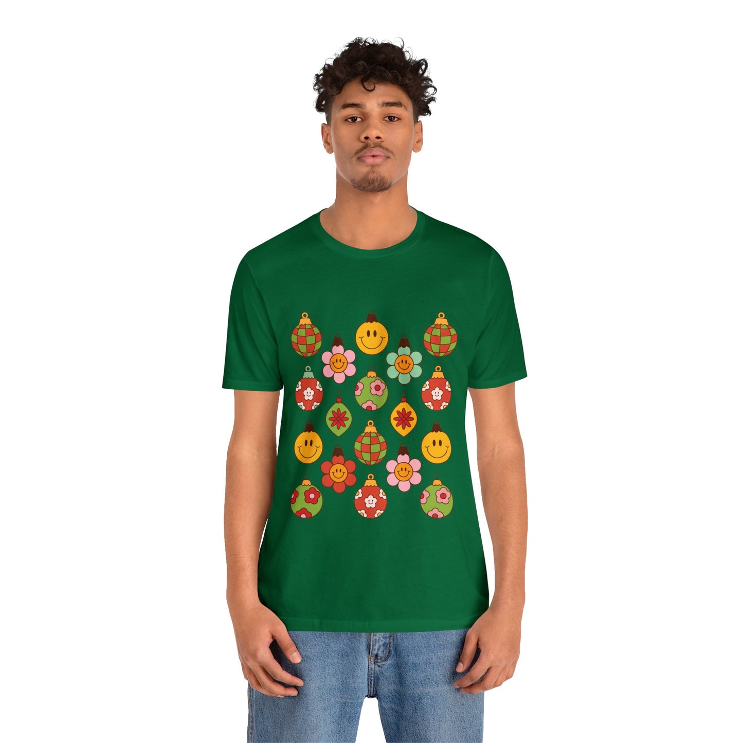 Groovy Christmas with back design - Unisex T-shirt