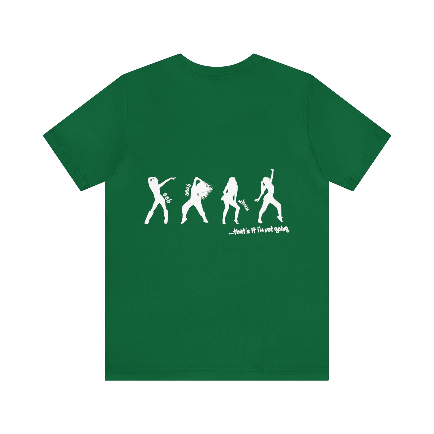 Back design - Grinchy Groovy and Bright Jingle Disco Ball - Unisex T-shirt