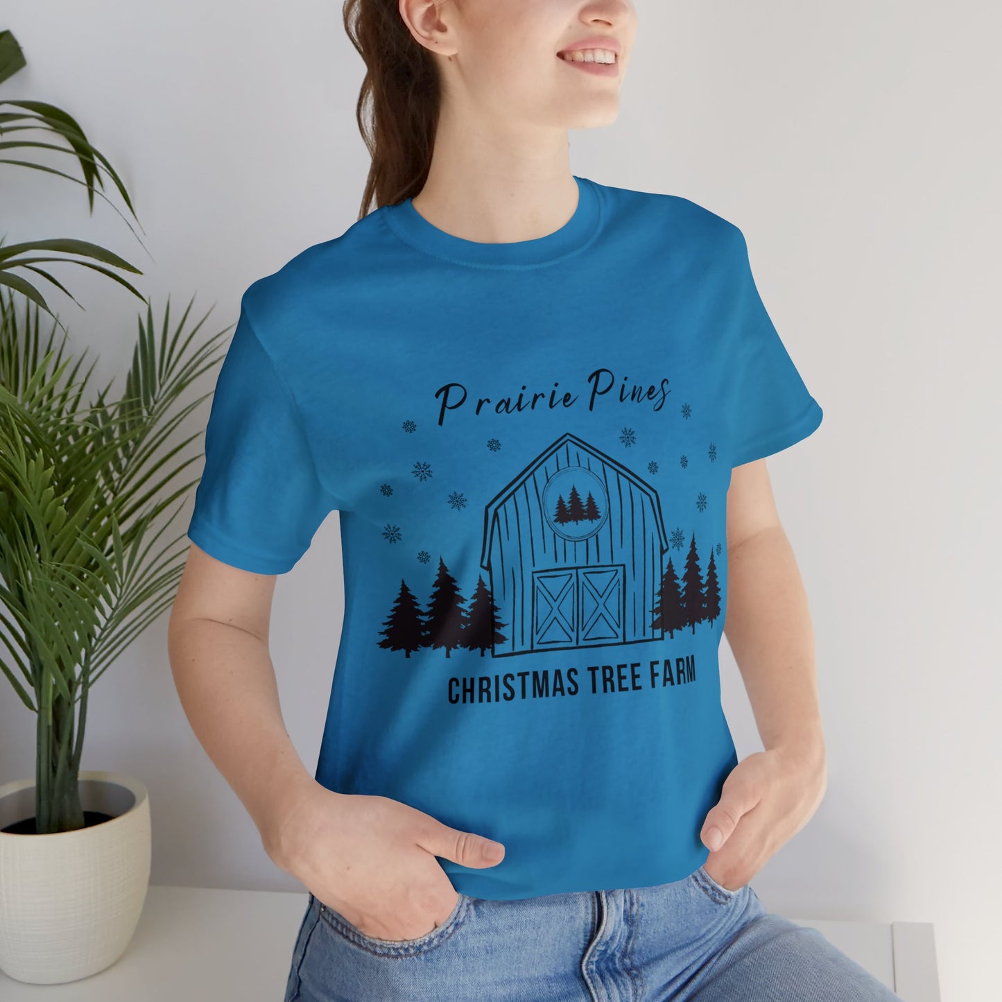 Prairie Pines Black Text - Unisex T-shirt