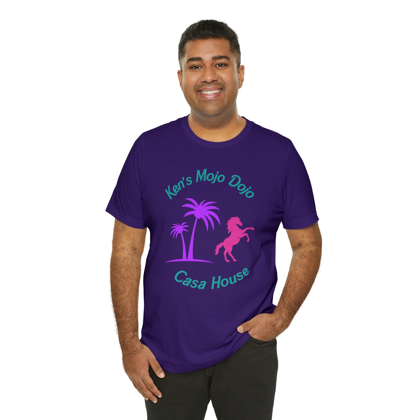 Palm Horse, Mojo Dojo Casa House, Unisex Jersey Short Sleeve Tee