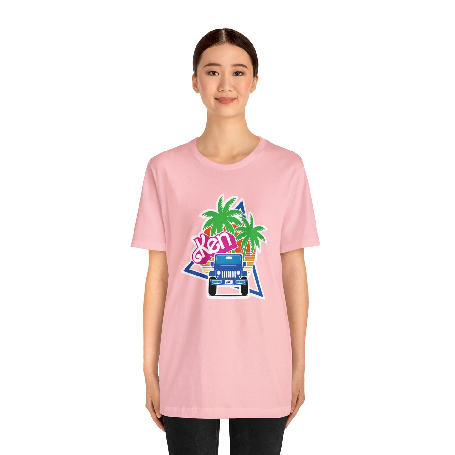 Blue Ken, Beep Beep KEN Jeep, Unisex Jersey Short Sleeve Tee