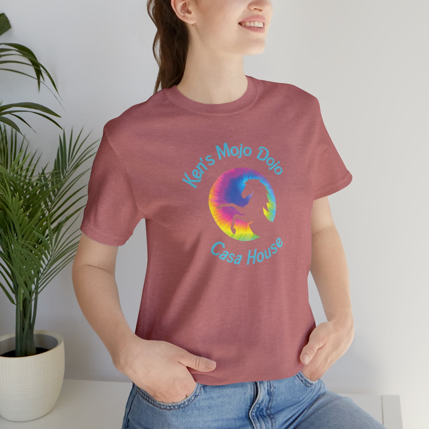 Tie Dye Moon Ken, Unisex Jersey Short Sleeve Tee