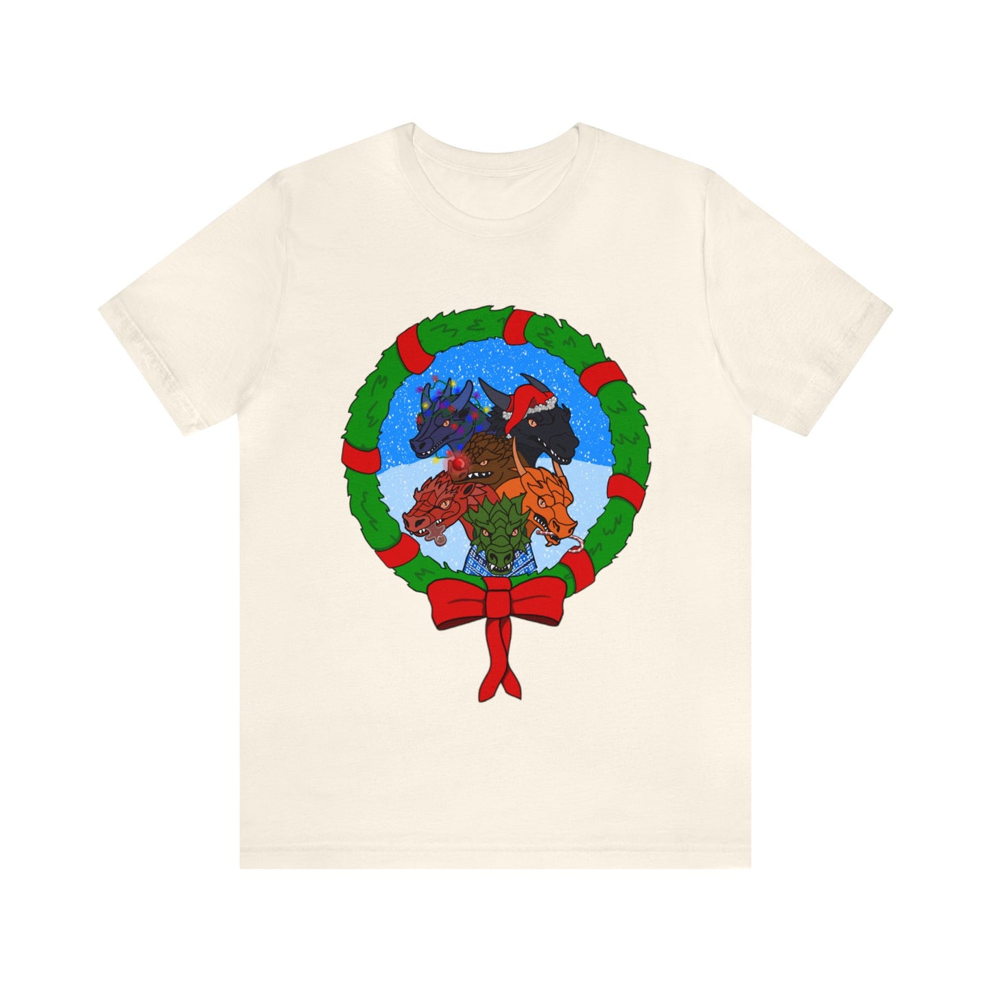 Dragon Christmas with Snowglobe Version - Unisex T-shirt