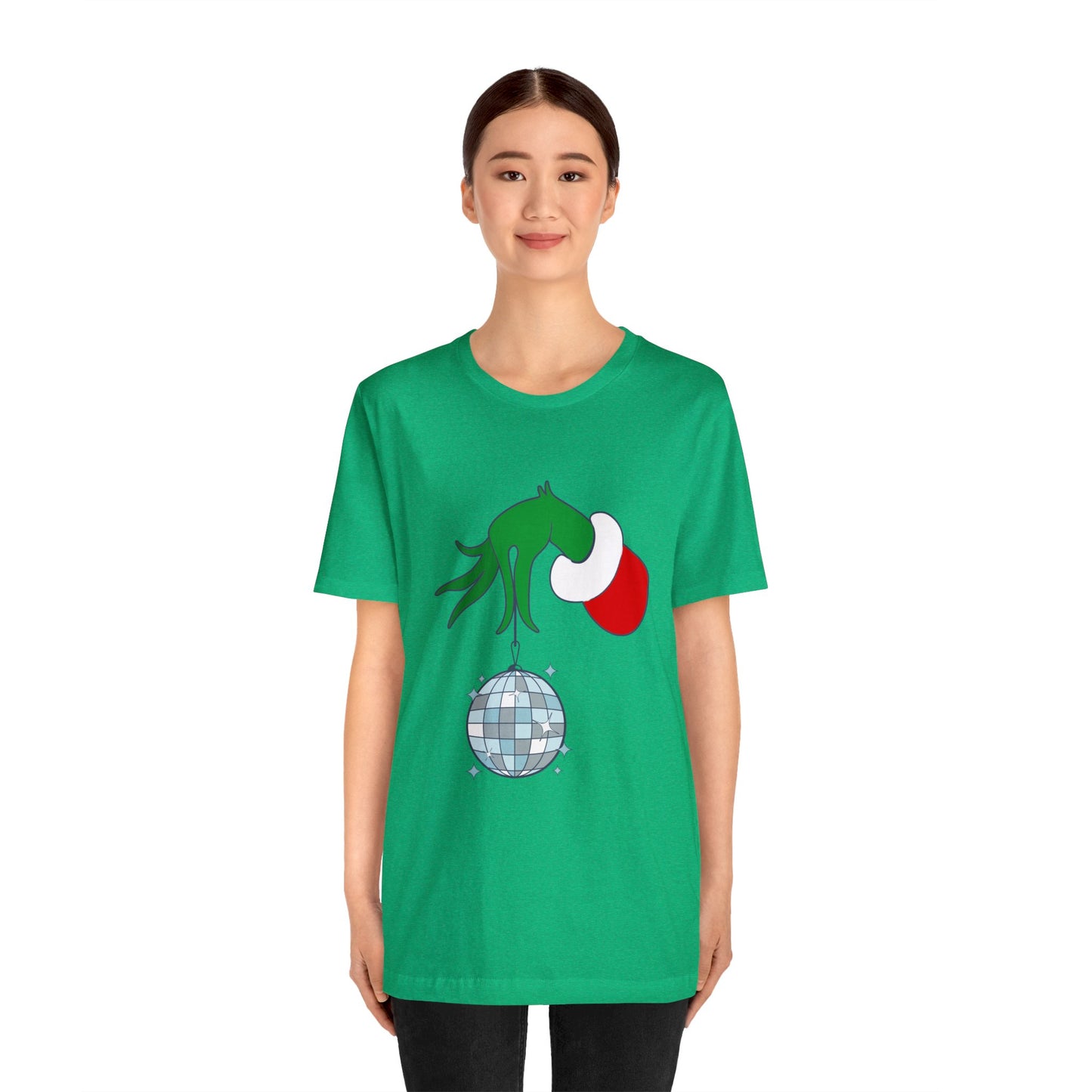 Grinchy Groovy and Bright Jingle Disco Ball - Unisex T-shirt