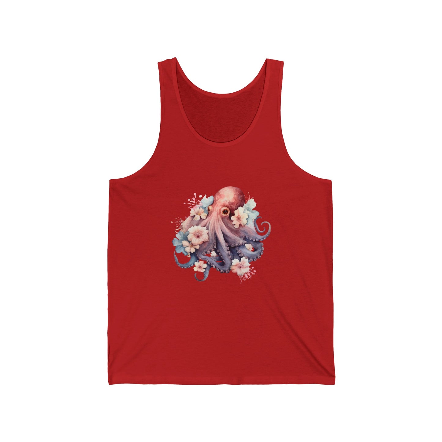 Unisex Octopus Jersey Tank