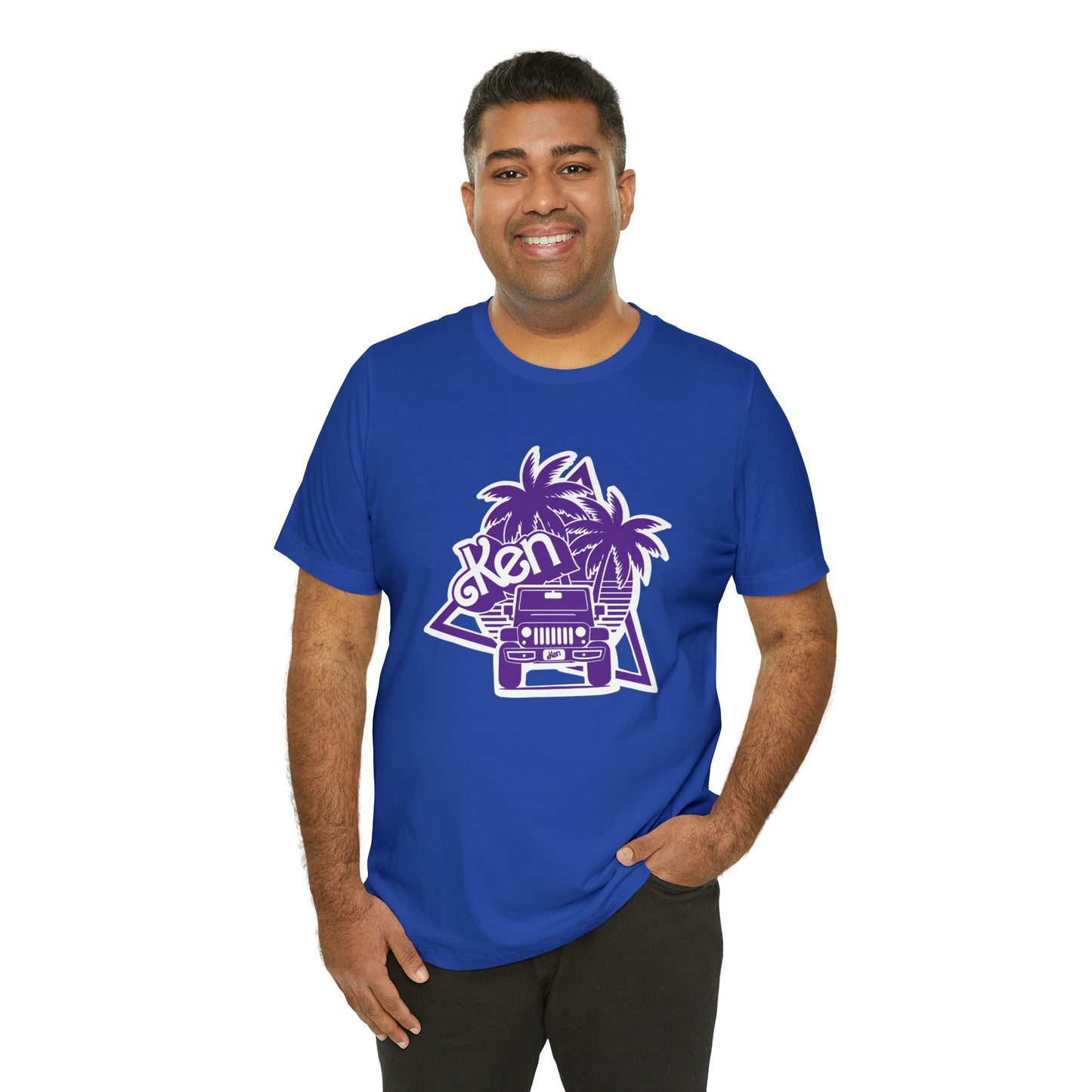 All Purple Ken, Beep Beep KEN Jeep, Unisex Jersey Short Sleeve Tee
