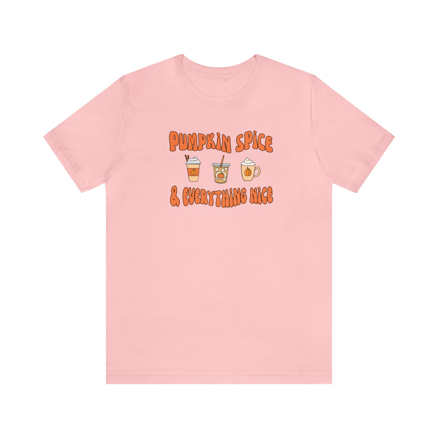 Three Pumpkin Spice, Unisex Jersey Short Sleeve Tee