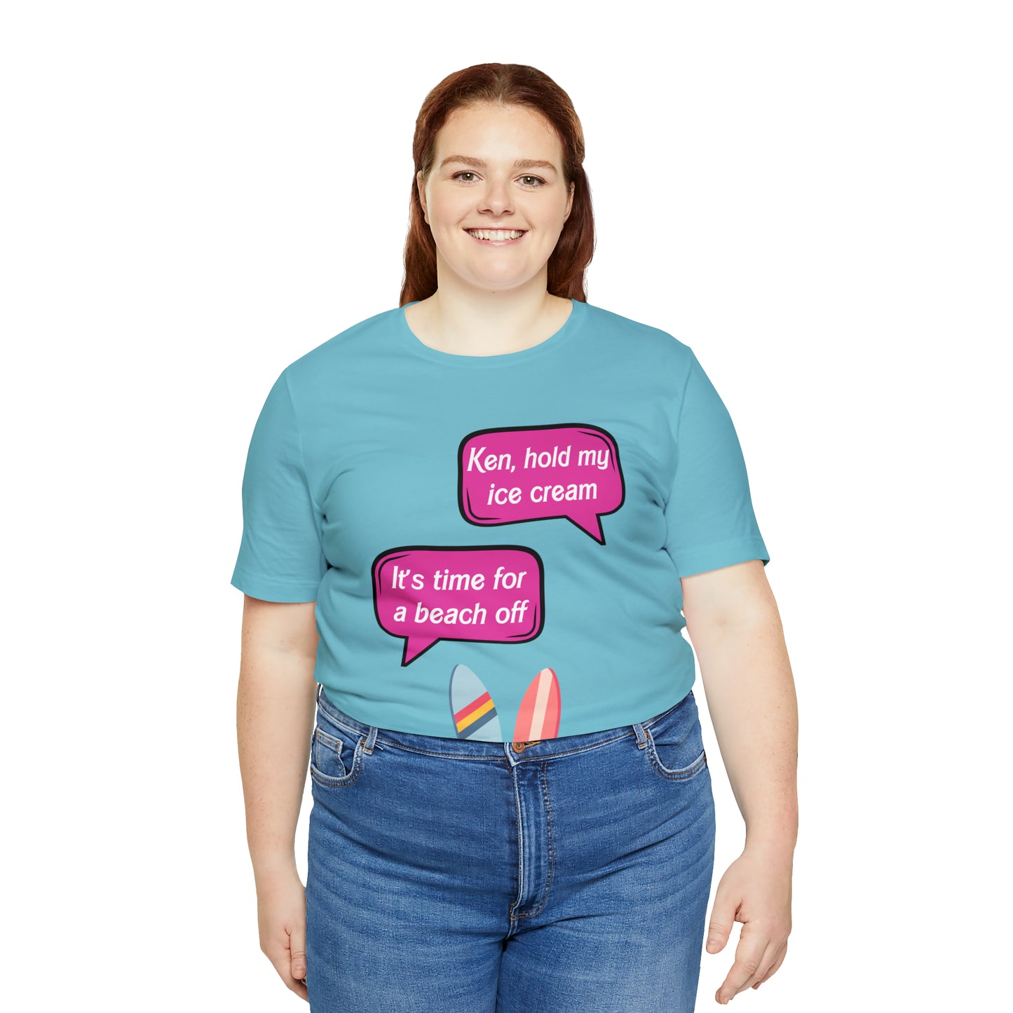 Beach off, Unisex Jersey Short Sleeve Tee