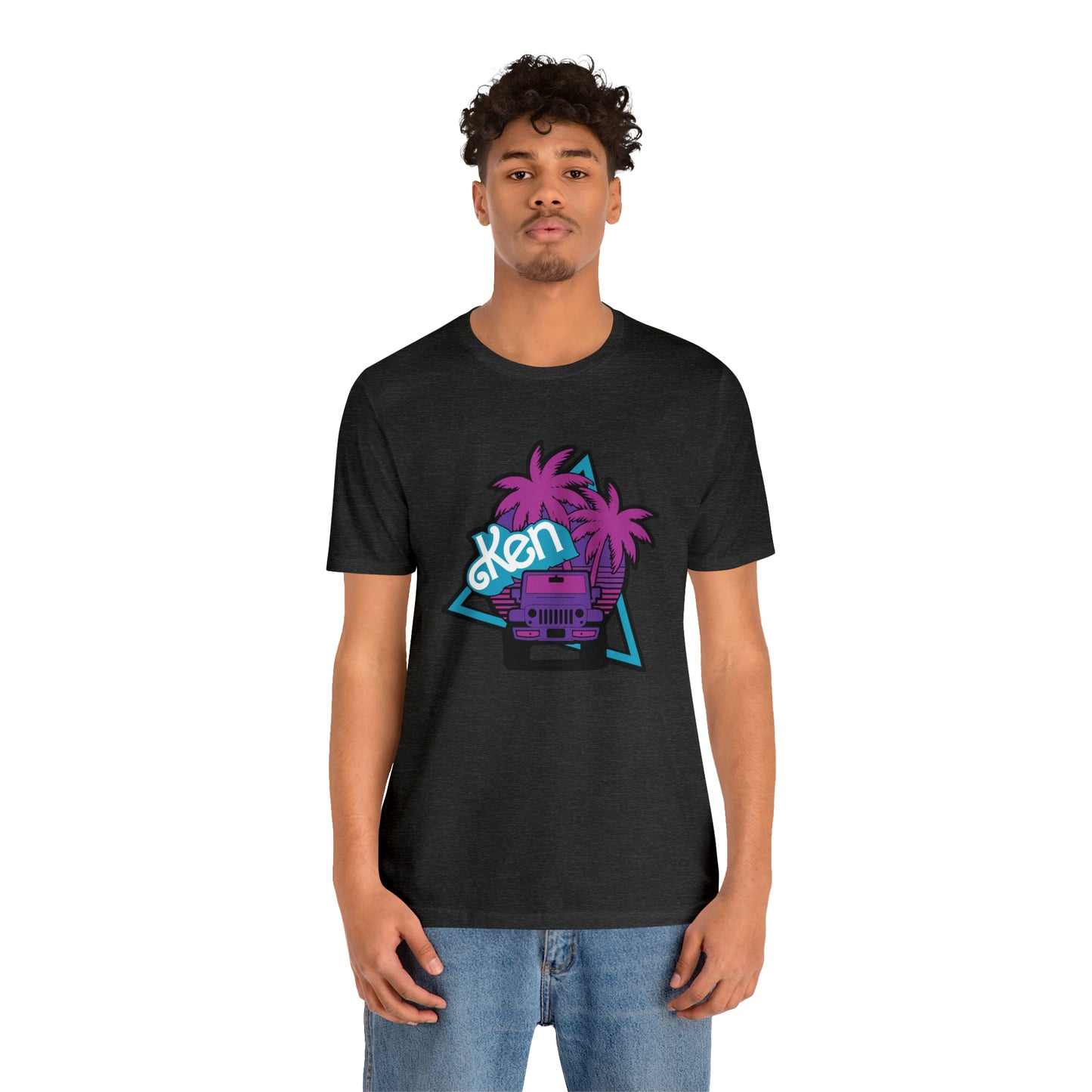 Neon Ken, Beep Beep KEN Jeep, Unisex Jersey Short Sleeve Tee