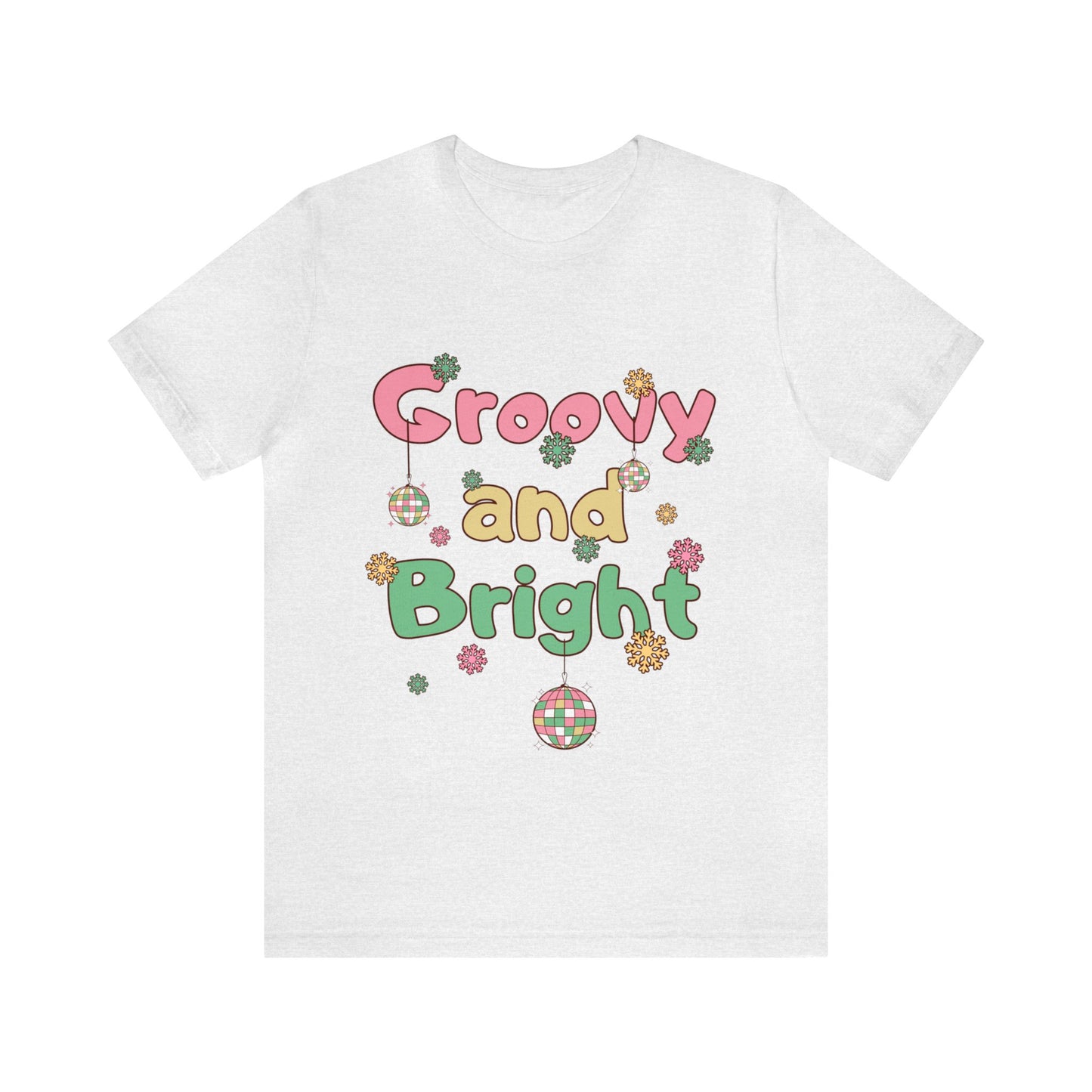 Pinkish Groovy and Bright Jingle Disco Ball - Unisex T-shirt