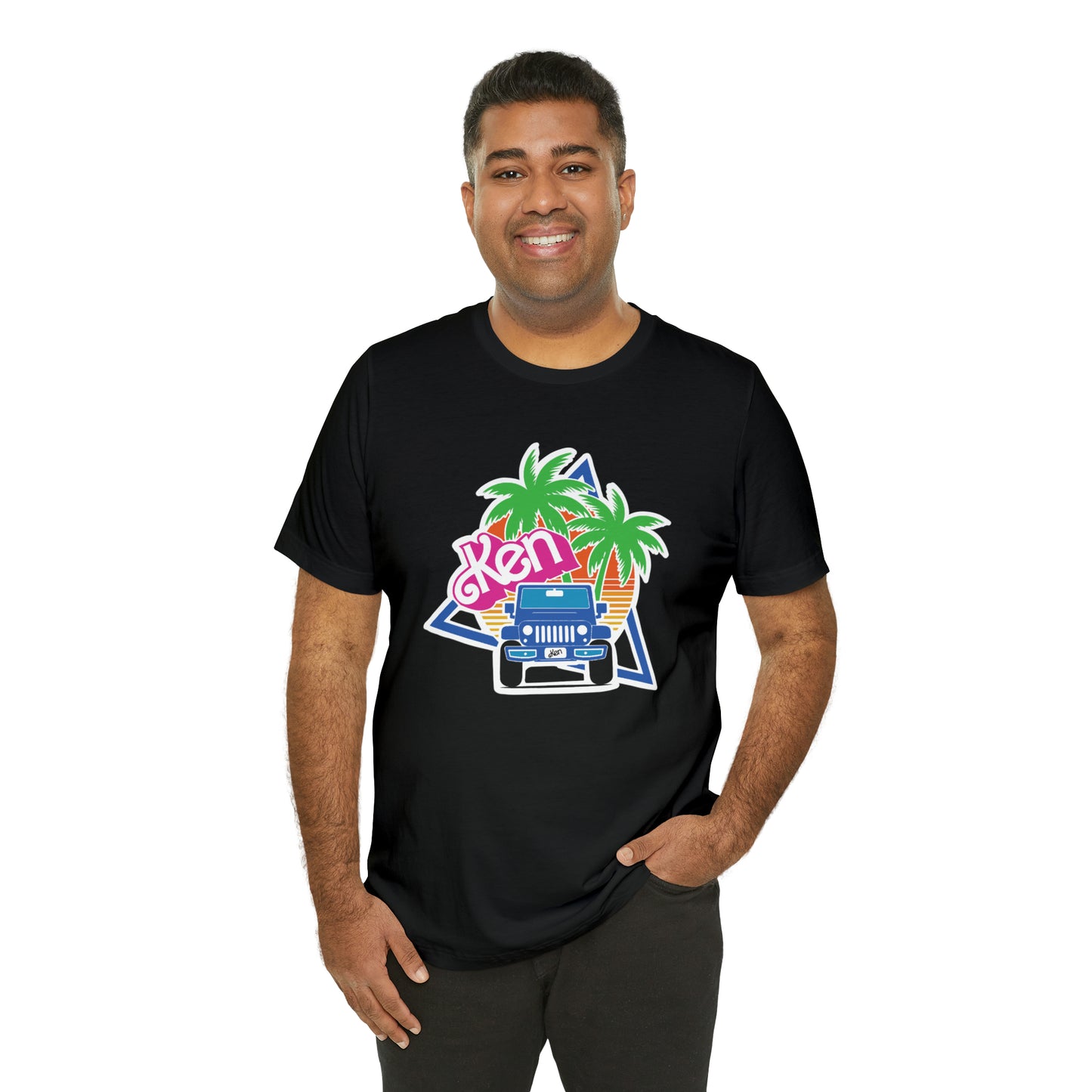 Blue Ken, Beep Beep KEN Jeep, Unisex Jersey Short Sleeve Tee