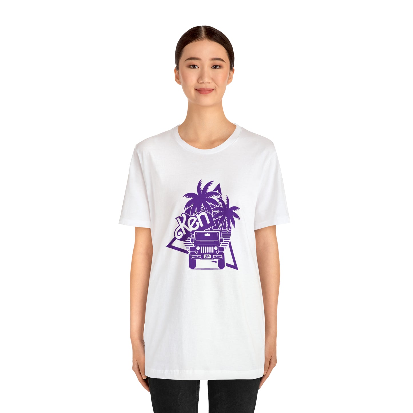 All Purple Ken, Beep Beep KEN Jeep, Unisex Jersey Short Sleeve Tee