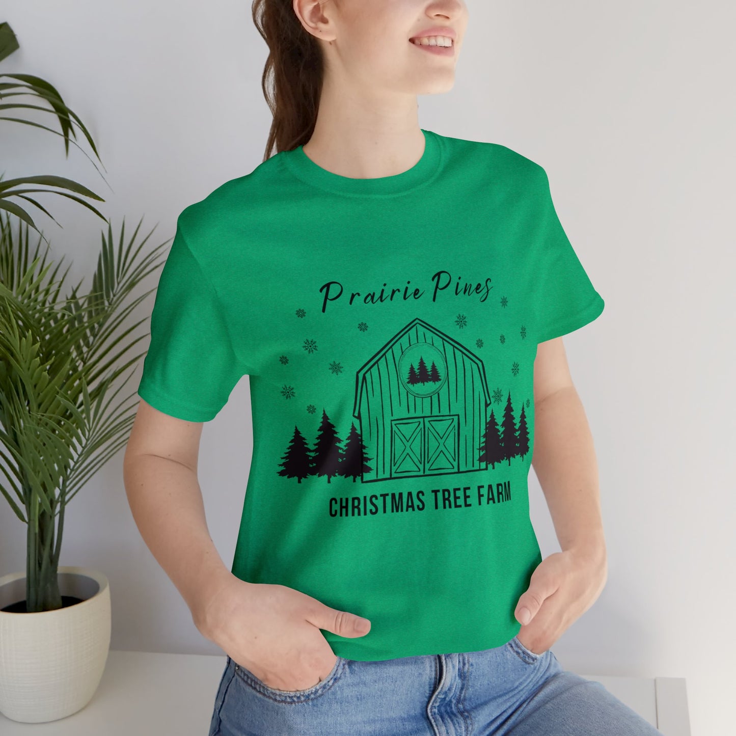 Prairie Pines Black Text - Unisex T-shirt